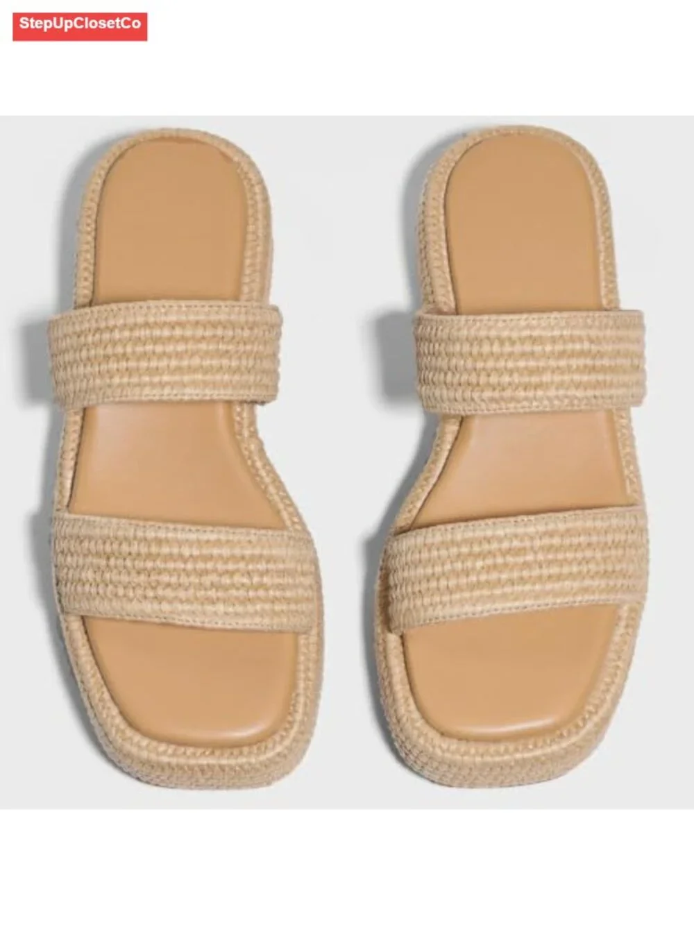 Cute Wedge Espadrilles Platform Sandals Slip On Dressy Summer Shoes